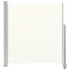 Toldo lateral retrátil para pátio 140x300 cm creme - Image 2