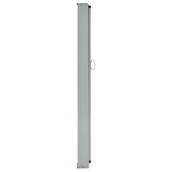Toldo lateral retrátil para pátio 140x300 cm cinzento - Image 3