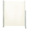Toldo lateral retrátil para pátio 160x300 cm creme - Image 2