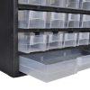 Caixa para arrumação ferramentas c/ 41 gavetas 2 pcs plástico - Image 3