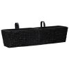 Vasos/floreiras para jardim 2 pcs jacinto de água preto - Image 2