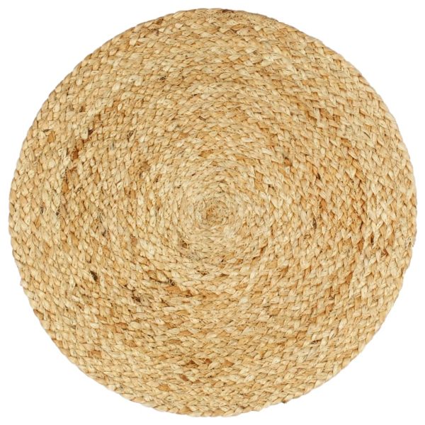 Individuais de mesa 6 pcs em juta liso 38 cm redondo natural - Image 2