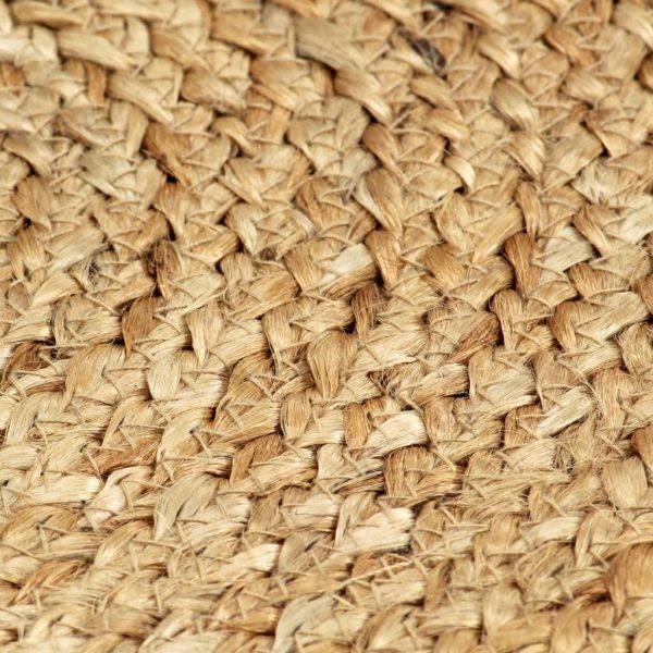 Individuais de mesa 6 pcs em juta liso 38 cm redondo natural - Image 3