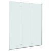 Divisória de chuveiro dobrável 3 painéis ESG 130x138 cm - Image 2