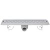 Dreno de chuveiro linear 2 pcs bolhas 630x140 mm aço inoxidável - Image 3