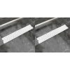 Dreno de chuveiro linear 2 pcs bolhas 630x140 mm aço inoxidável