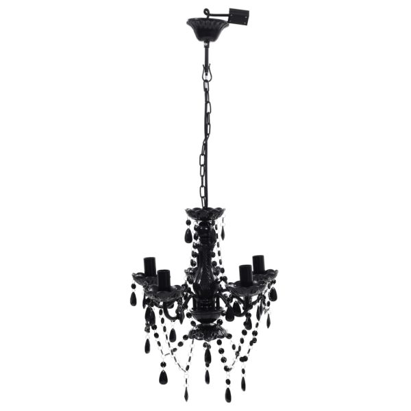 Lustre preto com 5 lâmpadas - Image 2