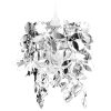 Candelabro de teto, modelo com folhas 21,5 x 30 cm, prateado - Image 2
