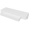Prateleira de parede c/ 1 gaveta para livros/DVD MDF branco - Image 2