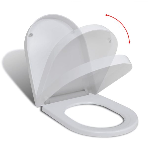 Tampo sanita fecho suave design remoção rápida quadrado branco - Image 2