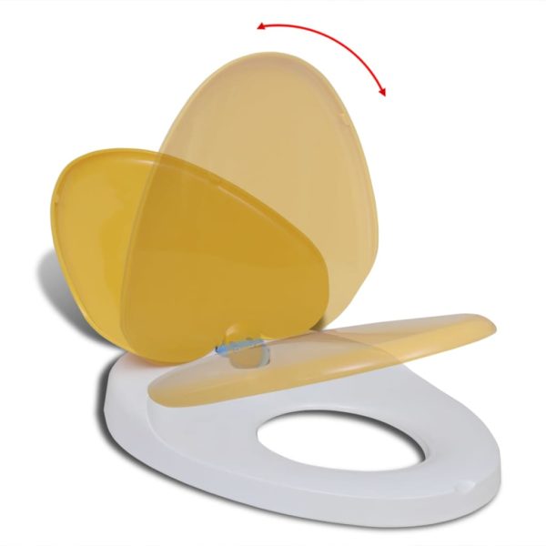 Tampo sanita com fecho suave adultos/crianças branco e amarelo - Image 2