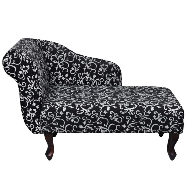 Chaise Lounge com tecido preto e branco - Image 2