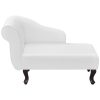Chaise longue couro artificial branco - Image 2
