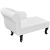 Chaise longue couro artificial branco - Image 3