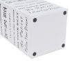 Suporte guarda-chuvas/de armazenamento quadrado branco aço 48,5 cm - Image 3