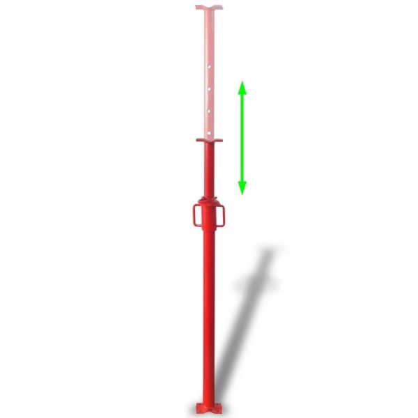Suporte telescópico, 180 cm, vermelho - Image 3