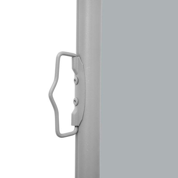 Toldo lateral retrátil, 160 x 600 cm, cinzento - Image 3