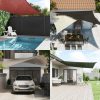 Guarda-Sol HDPE retangular 2x4 m creme - Image 2
