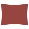 Guarda-Sol tecido Oxford retangular 4x6 m terracotta