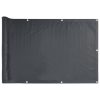 Tela varanda tecido Oxford 75x600 cm antracite