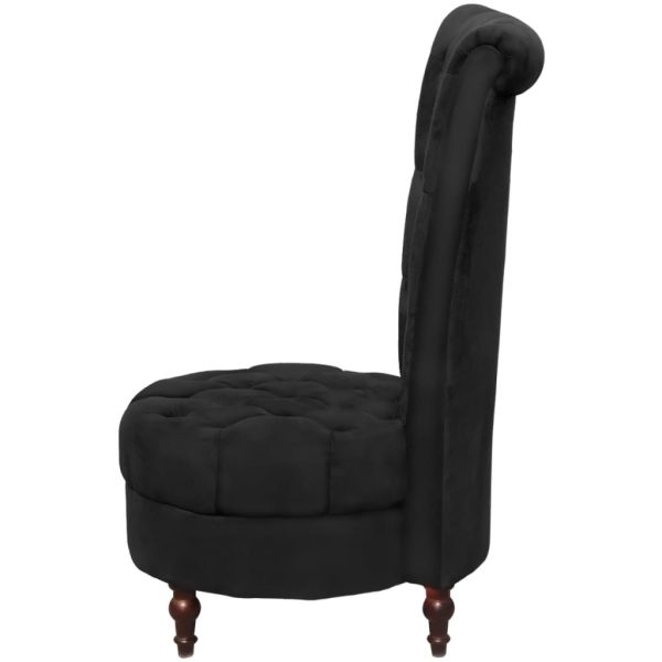 Poltrona com costas altas preto - Image 3