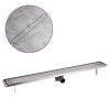 Dreno de chuveiro linear 1030x140 mm aço inoxidável - Image 2