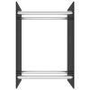 Suporte para lenha 40x35x60 cm vidro preto - Image 3
