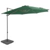 Guarda-sol de exterior com base portátil verde