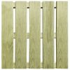 Ladrilhos de pavimento 30 pcs 50x50 cm madeira verde - Image 2
