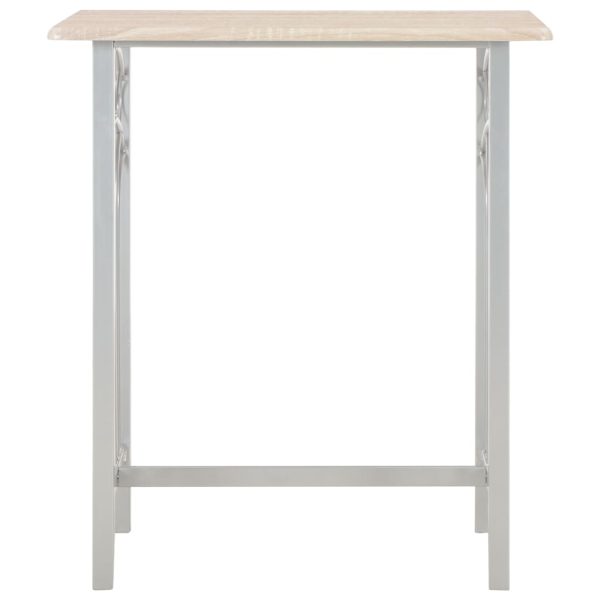 3 pcs conjunto de bar em madeira e aço - Image 3