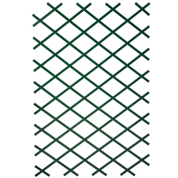 Nature Treliças de jardim 2 pcs 100x200 cm PVC verde