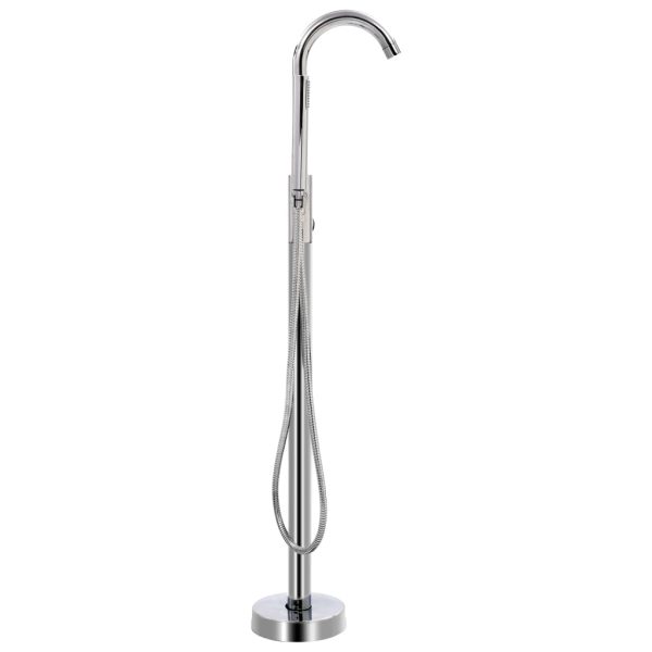 Torneira de pé para banheira aço inoxidável 118,5 cm - Image 3