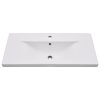 Lavatório embutido 81x39,5x18,5 cm cerâmica branco - Image 3