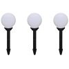 Candeeiros de exterior 6 pcs LED 20 cm com estacas de enterrar - Image 2