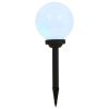 Candeeiro solar de exterior LED 6 pcs esférico 20 cm RGB - Image 3