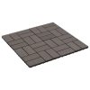 Ladrilhos de pavimento 22 pcs WPC 2m² 30x30 cm castanho-escuro - Image 2