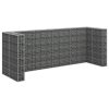 Muro gabião p/ caixotes do lixo aço galvanizado 320x100x120 cm - Image 3