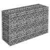 Canteiro elevado/cesto gabião 90x30x60 cm aço galvanizado - Image 3