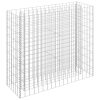 Canteiro elevado/cesto gabião 90x30x90 cm aço galvanizado - Image 2