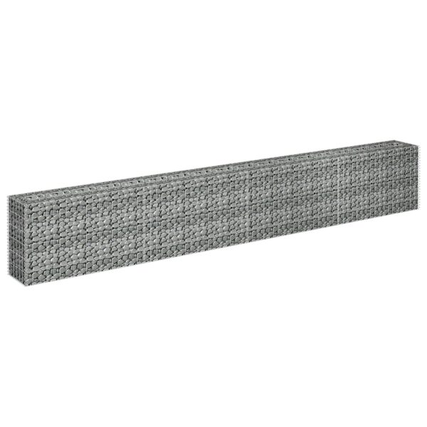 Canteiro elevado/cesto gabião 360x30x60 cm aço galvanizado - Image 3