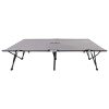 Espreguiçadeira/cama dobrável para 2 pessoas aço cinzento - Image 2