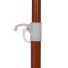 Guarda-sol com mastro de aço 180 cm cinzento-acastanhado - Image 3