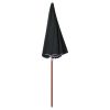 Guarda-sol com mastro de aço 240 cm antracite - Image 2