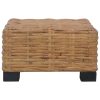Mesa de centro 47x47x28 cm vime natural - Image 2