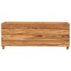 Floreira 100x40x38 cm teca reciclada e aço - Image 3