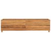 Floreira 150x40x38 cm teca reciclada e aço - Image 3