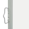 Toldo lateral retrátil para pátio 80x300 cm creme - Image 3