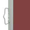 Toldo lateral retrátil para pátio 80x300 cm castanho - Image 3