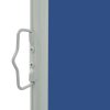 Toldo lateral retrátil para pátio 80x300 cm azul - Image 3