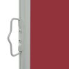 Toldo lateral retrátil para pátio 80x300 cm vermelho - Image 3